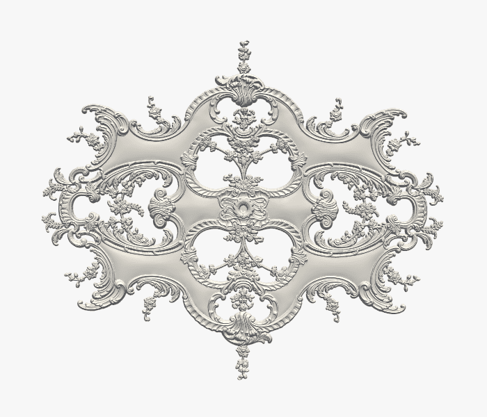 Rosetón rectangular 005
