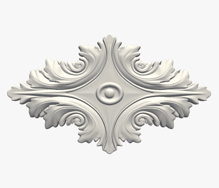 Rosetón rectangular 017