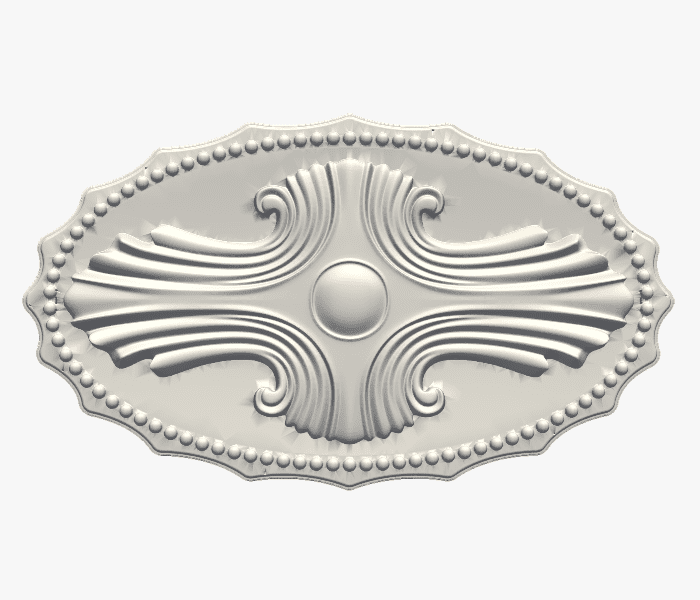 Rosetón rectangular 019