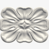 Rosetón rectangular 020