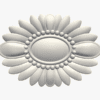 Rosetón rectangular 028