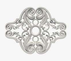 Rosetón rectangular 034