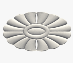 Rosetón rectangular 046