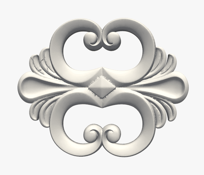 Rosetón rectangular 048