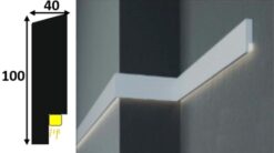 Cornisa led exterior 007