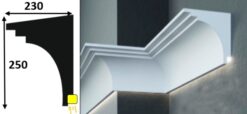 Cornisa led exterior 016