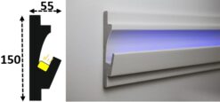Cornisa led interior 010