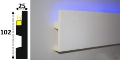 Cornisa led interior 026