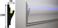 Cornisa led interior 029